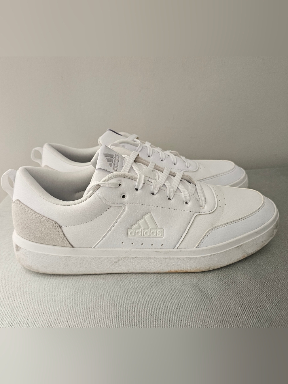 ADIDAS Park Street Mens White Low Lace Up Sneakers